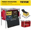 VEVOR Camping Kitchen Table, Aluminum Portable Folding Station with 4 Storage, 4 Detachable Legs and Carry Bag, Quick Installation for Outdoor Picnic