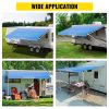 VEVOR RV Awning 16' Camper Awning Fabric, Trailer Awning Canopy Patio Camping Car Awning, Durable 15oz Vinyl Roller Tube for RV, Van, SUV, Patio Awnin