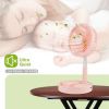 USB Rechargeable Portable Folding Desk Table Fan Quiet Telescopic Standing Floor Fan