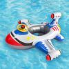 Baby Swimming Circle Airplane Float Pool Swimming Ring Inflatable Circle Child Seat With Steering Wheel Horn Summer Beach Toys