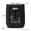 2-Slice Toaster with Touch-Activated Display, White Icing by Drew Barrymore