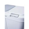 Dual Plastic Trash and Recycle Bin with Slow Close Lid, Black, 11 gal