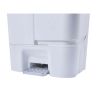 Dual Plastic Trash and Recycle Bin with Slow Close Lid, Black, 11 gal