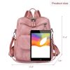 Leather Backpack Purse for Women Vintage Fashion Travel Backpack Shoulder Bag