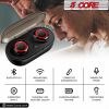 5 Core Premium Ear Buds High Performance TWS Wireless Bluetooth Earbuds Black iPhone/Android Support - EP01