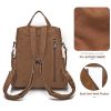Leather Backpack Purse for Women Vintage Fashion Travel Backpack Shoulder Bag