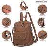 Leather Backpack Purse for Women Vintage Fashion Travel Backpack Shoulder Bag