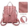 Leather Backpack Purse for Women Vintage Fashion Travel Backpack Shoulder Bag